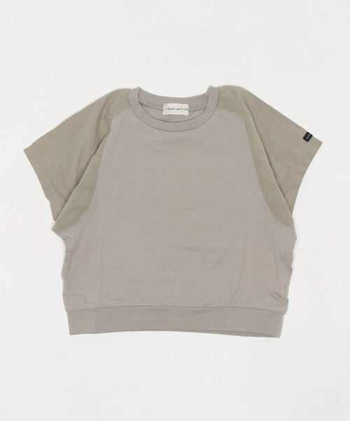 quoti use fith(クゥオティ ユース フィス)の「ベーシック天竺 切り替えデザイン 半袖Tシャツ(Tシャツ/カットソー・キッズ・ホワイト/ブラック/グレー/ブルー・90/100/110/120/80/130)」の11枚目の写真