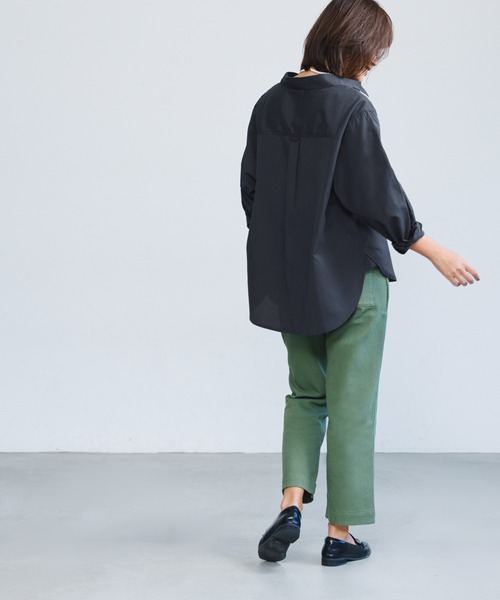 coca（coca）（コカ）の「＼新色登場／ビッグ無地シャツ（シャツ/ブラウス・レディース・ホワイト/ブルー/ネイビー・ONE SIZE/M/S/L）」の14枚目の写真