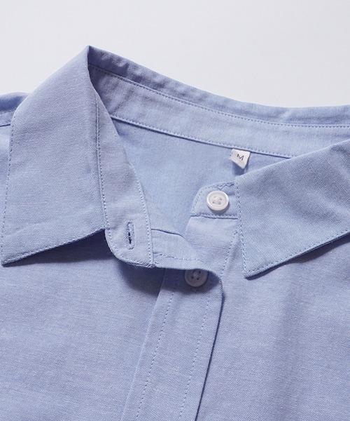 coca（coca）（コカ）の「＼新色登場／ビッグ無地シャツ（シャツ/ブラウス・レディース・ホワイト/ブルー/ネイビー・ONE SIZE/M/S/L）」の21枚目の写真