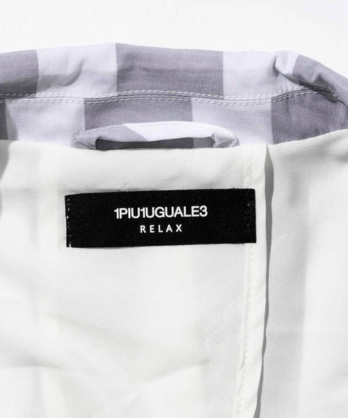 1PIU1UGUALE3 RELAX (ウノピゥウノウグァーレトレ リラックス)の「1PIU1UGUALE3 RELAX(ウノピゥウノウグァーレトレ)ストライプジャケット(テーラードジャケット・メンズ・グレー/ネイビー・S/M/L/XL/XXL)」の11枚目の写真