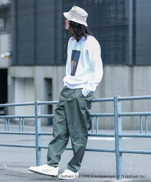 URBAN RESEARCH Sonny Label（アーバンリサーチサニーレーベル）の「Life裏毛スウェットプルオーバー（スウェット・メンズ・ホワイト/グレー/オリーブ・MEDIUM/LARGE）」の4枚目の写真