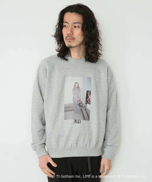 URBAN RESEARCH Sonny Label（アーバンリサーチサニーレーベル）の「Life裏毛スウェットプルオーバー（スウェット・メンズ・ホワイト/グレー/オリーブ・MEDIUM/LARGE）」の8枚目の写真