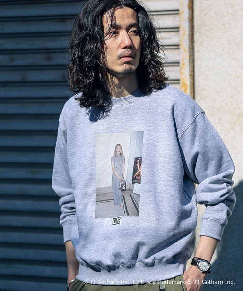 URBAN RESEARCH Sonny Label（アーバンリサーチサニーレーベル）の「Life裏毛スウェットプルオーバー（スウェット・メンズ・ホワイト/グレー/オリーブ・MEDIUM/LARGE）」の17枚目の写真