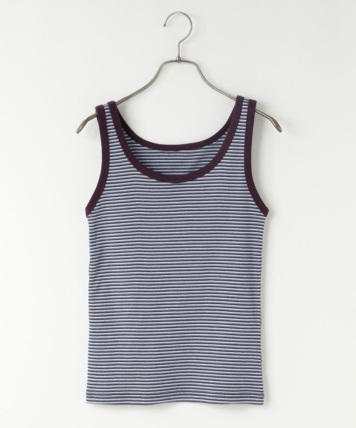 LOWRYS FARM（ローリーズファーム）の「ＵＳＡベーシックタンク　267044（タンクトップ・レディース・グリーン/ブラック系その他/アイボリー/ブラック/グリーン系その他/ブラウン/パープル/オレンジ/ブルー系その他/グリーン系その他2/ベージュ系その他/ブルー系その他2/グリーン系その他3・FREE）」の11枚目の写真