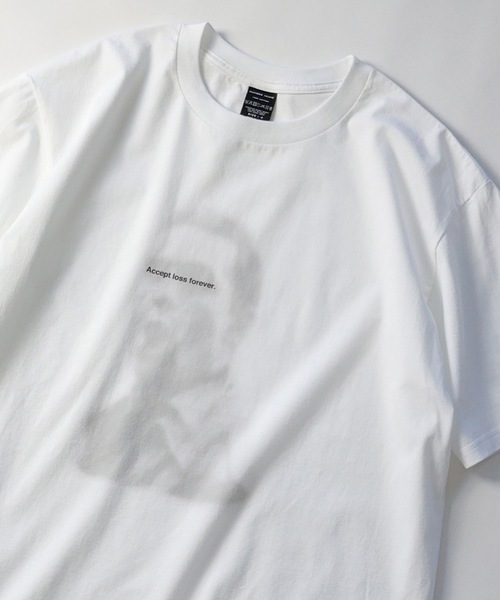 SMOKE T-SHIRT / スモークプリント ヒューマンアート