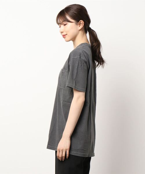 comfort colors(コンフォートカラーズ)の「【COMFORT COLORS】6.1oz ガーメントダイポケットTシャツ(Tシャツ/カットソー・レディース・スミクロ/ブルー系/ホワイト/マスタード・LARGE/X-LARGE/MEDIUM)」の15枚目の写真