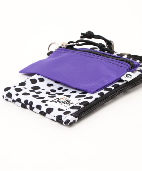 Drifter（ドリフター）の「(Drifter)マルチケース（クラッチバッグ・レディース・ブラック/パープル・FREE）」の4枚目の写真