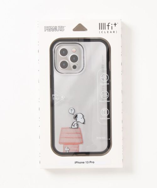 SNG-606 iPhone13Pro ピーナッツllllfit クリア（スマホケース