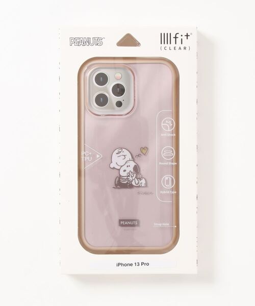 SNG-606 iPhone13Pro ピーナッツllllfit クリア（スマホケース