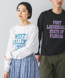 Russell Athletic | 『別注』RUSSELL ATHLETIC×DOORS　ロゴプリントロングスリーブTシャツ(Tシャツ/カットソー)