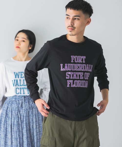 Russell Athletic（ラッセルアスレティック）の「『別注』RUSSELL ATHLETIC×DOORS　ロゴプリントロングスリーブTシャツ（Tシャツ/カットソー・メンズ・ホワイト/グレー/ブラック・MEDIUM/LARGE/X-LARGE）」の11枚目の写真