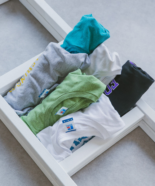 Russell Athletic（ラッセルアスレティック）の「『別注』RUSSELL ATHLETIC×DOORS　ロゴプリントロングスリーブTシャツ（Tシャツ/カットソー・メンズ・ホワイト/グレー/ブラック・MEDIUM/LARGE/X-LARGE）」の18枚目の写真