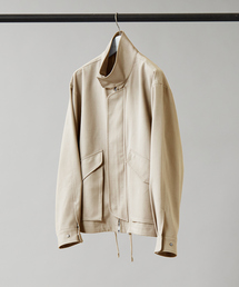 MYSELF ABAHOUSE | 【MYSELF ABAHOUSE】ポリツイル オーバーサイズ スタンドカラー ショートブルゾン(ブルゾン)
