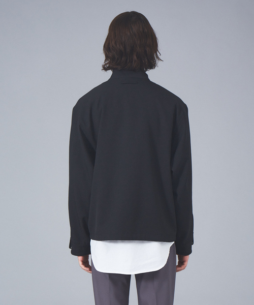 MYSELF ABAHOUSE(マイセルフアバハウス)の「【MYSELF ABAHOUSE】ポリツイル オーバーサイズ スタンドカラー ショートブルゾン(ブルゾン・メンズ・ブラック/ベージュ/サックスブルー/ピンクベージュ・46/48)」の21枚目の写真