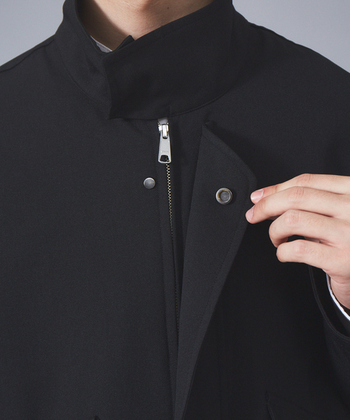 MYSELF ABAHOUSE(マイセルフアバハウス)の「【MYSELF ABAHOUSE】ポリツイル オーバーサイズ スタンドカラー ショートブルゾン(ブルゾン・メンズ・ブラック/ベージュ/サックスブルー/ピンクベージュ・46/48)」の16枚目の写真