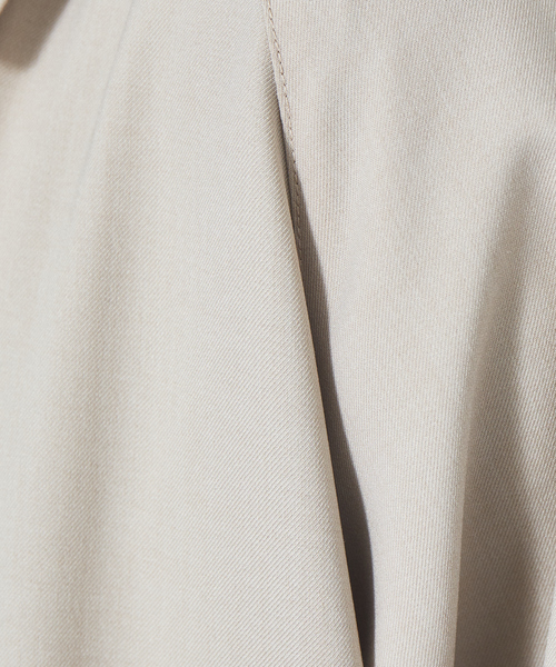 MYSELF ABAHOUSE(マイセルフアバハウス)の「【MYSELF ABAHOUSE】ポリツイル オーバーサイズ スタンドカラー ショートブルゾン(ブルゾン・メンズ・ブラック/ベージュ/サックスブルー/ピンクベージュ・46/48)」の13枚目の写真