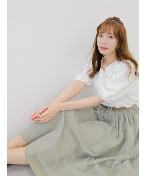 Areeam（アリーム）の「気分屋さんなリバーシブルスカート（スカート・レディース・ブラウン/ライトカーキ・FREE）」の8枚目の写真