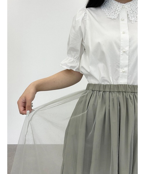 Areeam（アリーム）の「気分屋さんなリバーシブルスカート（スカート・レディース・ブラウン/ライトカーキ・FREE）」の13枚目の写真