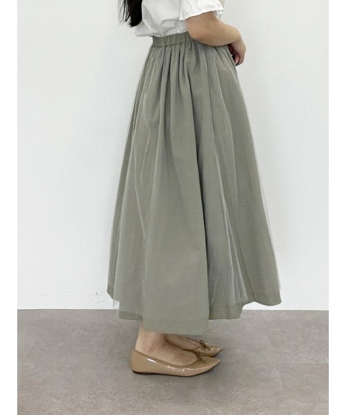 Areeam（アリーム）の「気分屋さんなリバーシブルスカート（スカート・レディース・ブラウン/ライトカーキ・FREE）」の15枚目の写真