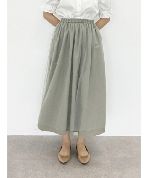 Areeam（アリーム）の「気分屋さんなリバーシブルスカート（スカート・レディース・ブラウン/ライトカーキ・FREE）」の16枚目の写真