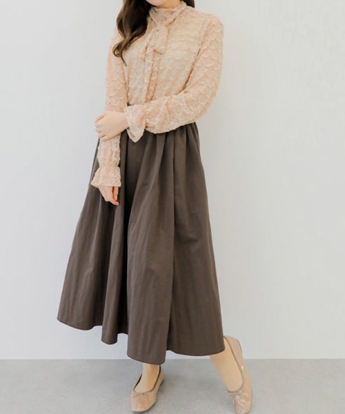 Areeam（アリーム）の「気分屋さんなリバーシブルスカート（スカート・レディース・ブラウン/ライトカーキ・FREE）」の19枚目の写真