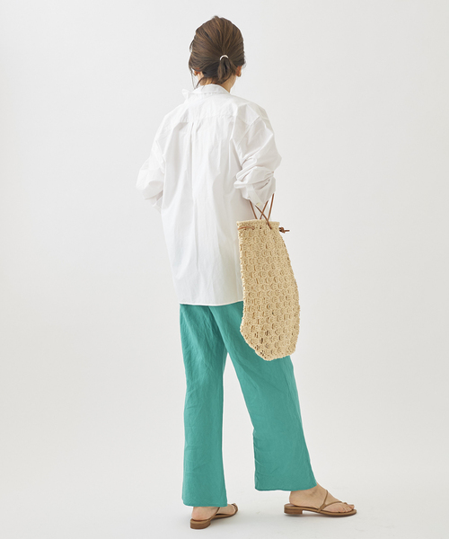 Plage◇Typewriter Tブラウス/FREE/コットン/WHT/23051922109020 plage