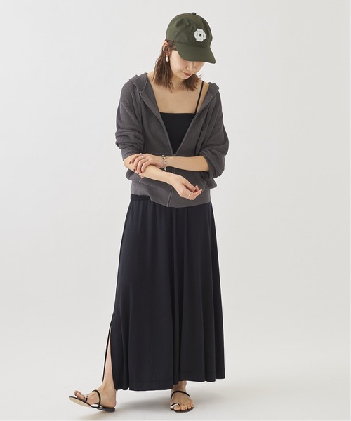 plage（プラージュ）の「Li/Ny WAFFLE フーディ◆（パーカー・レディース・グレー/ベージュ・FREE）」の12枚目の写真