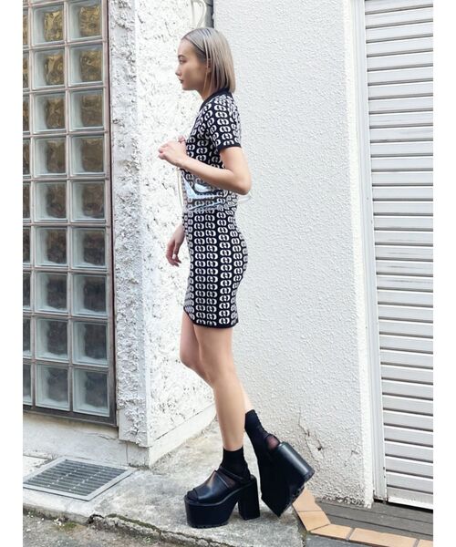 EMODA（エモダ）の「モノグラムポロワンピース（ワンピース・レディース・その他/その他1/ブルー/ブラック/ピンク・FREE）」の14枚目の写真