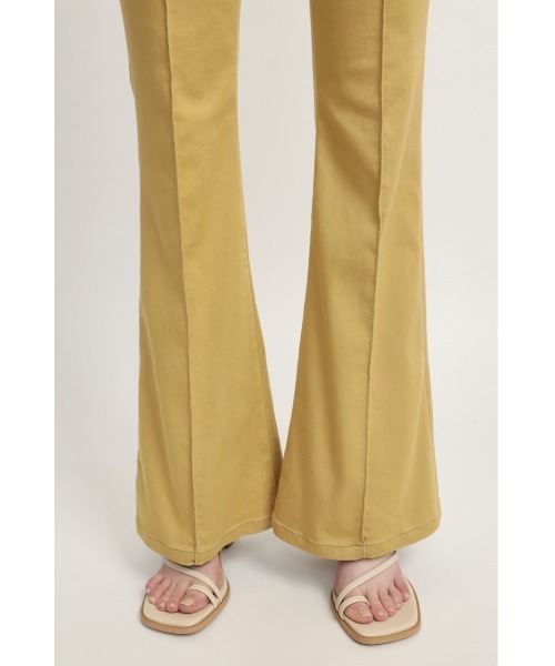 SLY（スライ）の「COLOR SATIN DENIM PT カラー サテン パンツ（スラックス・レディース・ブラウン/ベージュ・2/0/1）」の18枚目の写真