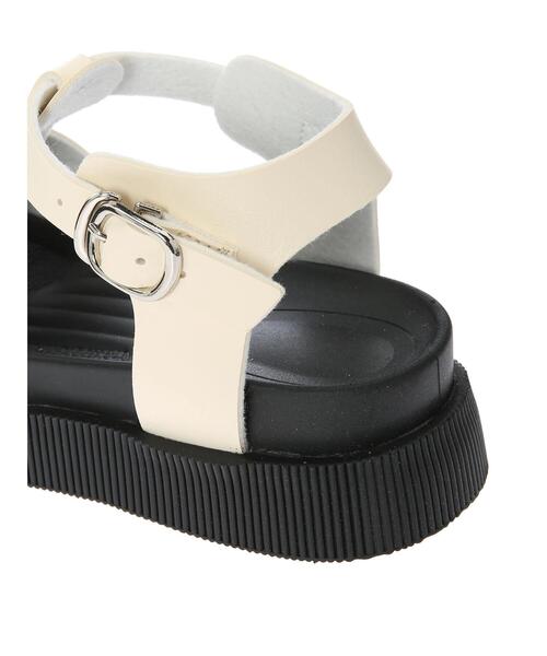 Green　Parks（グリーンパークス）の「・minia グルカサンダル（サンダル・レディース・ブラック/アイボリー・M/L/S）」の11枚目の写真