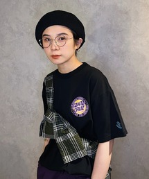 【ZOZOタウン限定アイテム】SANTACRUZ/サンタクルーズ × 光永(ひなた)監修アイテム ビッグシルエット バックプリントTシャツ 502221447
