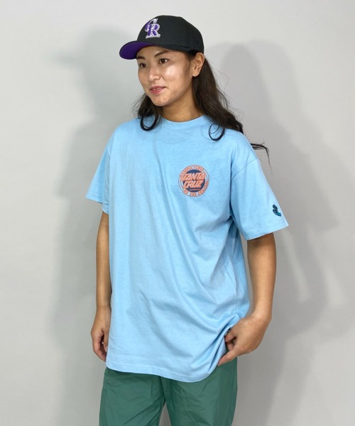 ムラサキスポーツ by 光永(ムラサキスポーツバイヒナタ)の「【ZOZOタウン限定アイテム】SANTACRUZ/サンタクルーズ × 光永(ひなた)監修アイテム ビッグシルエット バックプリントTシャツ 502221447(Tシャツ/カットソー・レディース・ホワイト/ライトブルー/ブラック/グリーン・M/L/XL)」の9枚目の写真