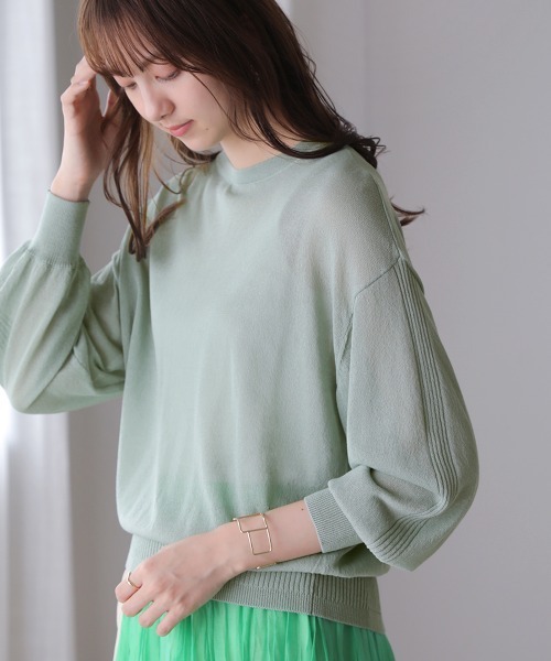 Bou Jeloud（ブージュルード）の「抗菌さらさら2WAYショートカーディガン（カーディガン/ボレロ・レディース・ブラック/イエロー/グリーン/グレイッシュベージュ/サンドベージュ/ダークネイビー/ブルーグリーン/オレンジ・FREE）」の5枚目の写真