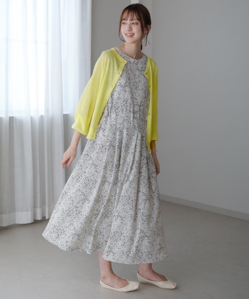 Bou Jeloud（ブージュルード）の「抗菌さらさら2WAYショートカーディガン（カーディガン/ボレロ・レディース・ブラック/イエロー/グリーン/グレイッシュベージュ/サンドベージュ/ダークネイビー/ブルーグリーン/オレンジ・FREE）」の21枚目の写真