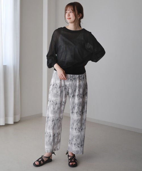 Bou Jeloud（ブージュルード）の「抗菌さらさら2WAYショートカーディガン（カーディガン/ボレロ・レディース・ブラック/イエロー/グリーン/グレイッシュベージュ/サンドベージュ/ダークネイビー/ブルーグリーン/オレンジ・FREE）」の14枚目の写真