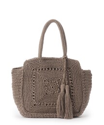 SHOO・LA・RUE | スクエアニットバッグ(ハンドバッグ)