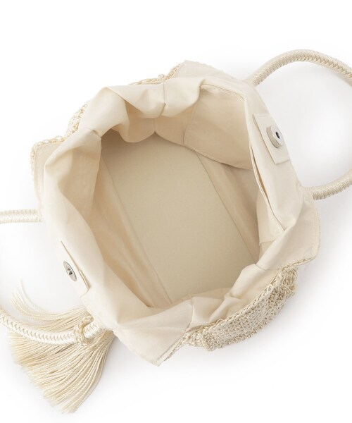 SHOO・LA・RUE(シューラルー)の「◆スクエアニットバッグ(ハンドバッグ・レディース・ブラック/ブルー/ナチュラル/ブラウン系その他7・00)」の9枚目の写真