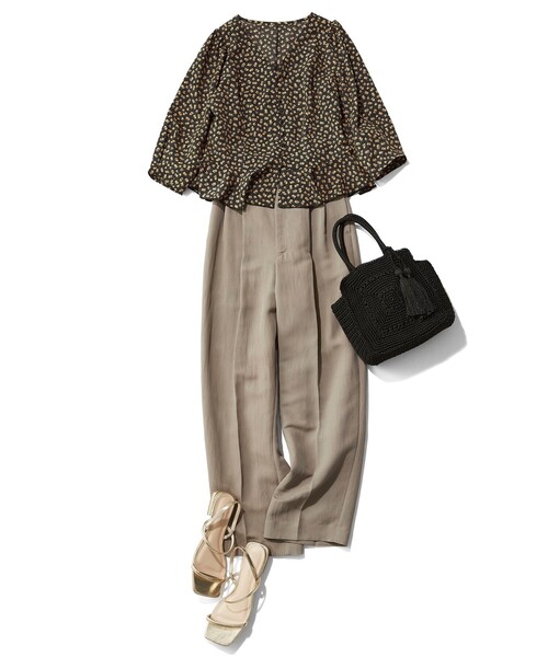 SHOO・LA・RUE(シューラルー)の「◆スクエアニットバッグ(ハンドバッグ・レディース・ブラック/ブルー/ナチュラル/ブラウン系その他7・00)」の15枚目の写真