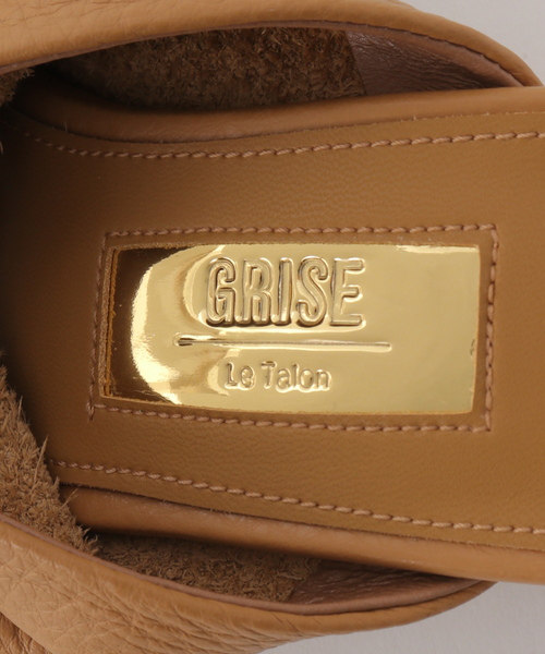 GRISE（グリーズ）の「GRISE 6cmレザーハイバンプミュールサンダル（サンダル・レディース・キャメル/アイボリー/スカイブルー・LARGE/MEDIUM/SMALL/X-LARGE）」の11枚目の写真