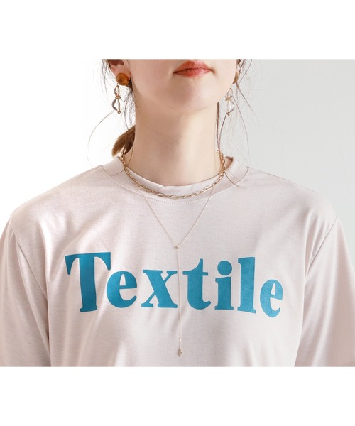 reca(レカ)の「プリントTシャツ(Tシャツ/カットソー・レディース・ピンク/ベージュ/ブラック/ホワイト・FREE)」の16枚目の写真