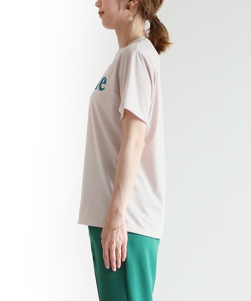 reca(レカ)の「プリントTシャツ(Tシャツ/カットソー・レディース・ピンク/ベージュ/ブラック/ホワイト・FREE)」の7枚目の写真
