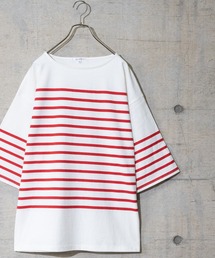 JOHN'S CLOSET | 【13】ヘビーウェイトパネル切り替え半袖ボーダーTシャツ(Tシャツ/カットソー)