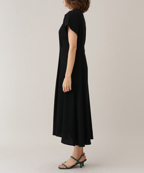 【ラクに着られる】楊柳ジャージワンピース＜洗える＞