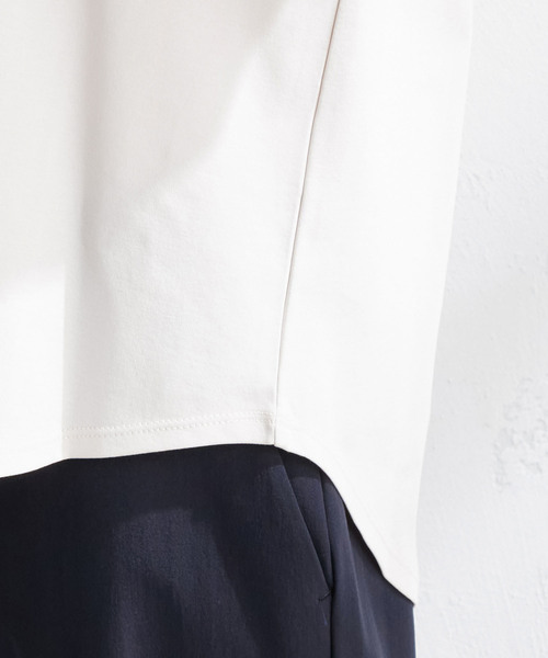 A/C DESIGN BY ALPHA CUBIC(エーシーデザインバイアルファキュービック)の「【接触冷感】フォトプリントTシャツ(Tシャツ/カットソー・レディース・ライトグレー/ブラック/オフホワイト・M/L/LL)」の17枚目の写真