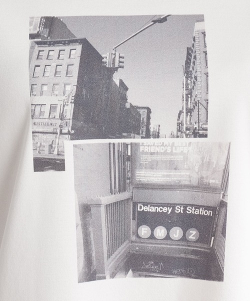 A/C DESIGN BY ALPHA CUBIC(エーシーデザインバイアルファキュービック)の「【接触冷感】フォトプリントTシャツ(Tシャツ/カットソー・レディース・ライトグレー/ブラック/オフホワイト・M/L/LL)」の10枚目の写真