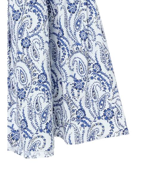 koe（コエ）の「ペーズリー柄ギャザーティアードスカート＊（スカート・レディース・ネイビー/オフホワイト・FREE）」の20枚目の写真