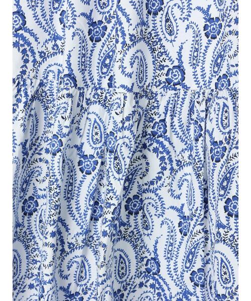 koe（コエ）の「ペーズリー柄ギャザーティアードスカート＊（スカート・レディース・ネイビー/オフホワイト・FREE）」の22枚目の写真