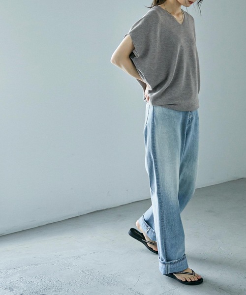 Fashion Letter(ファッションレター)の「ビジューデザイントングサンダル 痛くないサンダル(サンダル・レディース・ブラック/ベージュ・LL/S/M/L)」の6枚目の写真