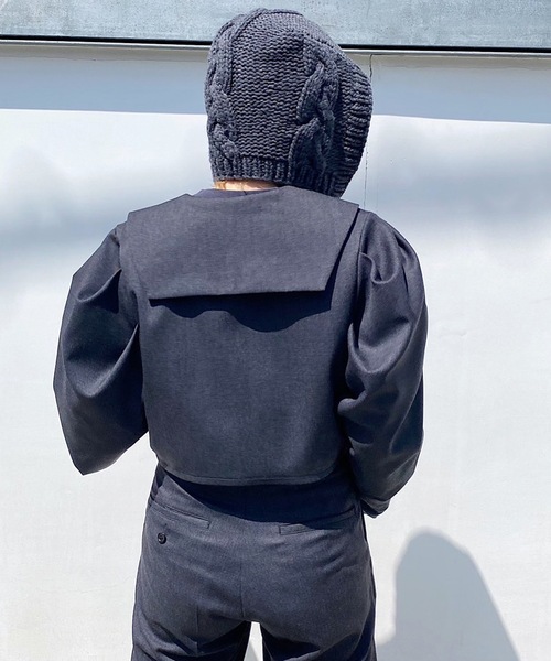 セール】WOOL SAILOR BLOUSE ウールセーラーブラウス（シャツ