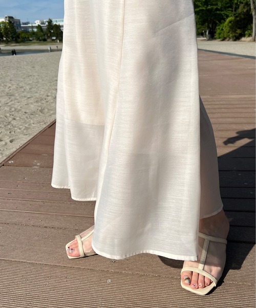 Ambre Ciel（アンブルシエル）の「シアーマーメイドスカート／【WEB/EC限定商品】（スカート・レディース・ブラック/ベージュ/アイボリー・SMALL/MEDIUM）」の5枚目の写真